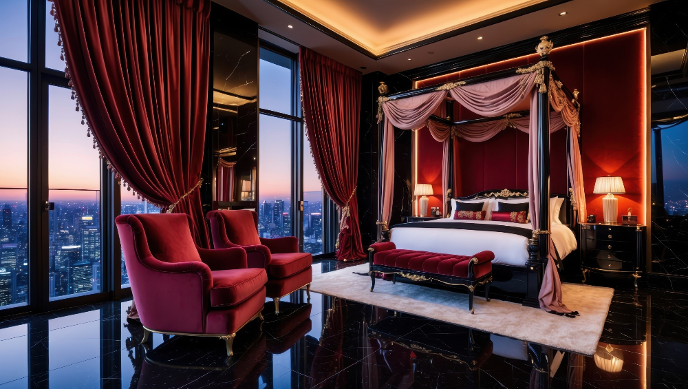 Cozy retreat with luxurious feel